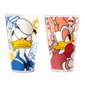 Set 2 PCS Glass Donald E Daisy F&E ML 310