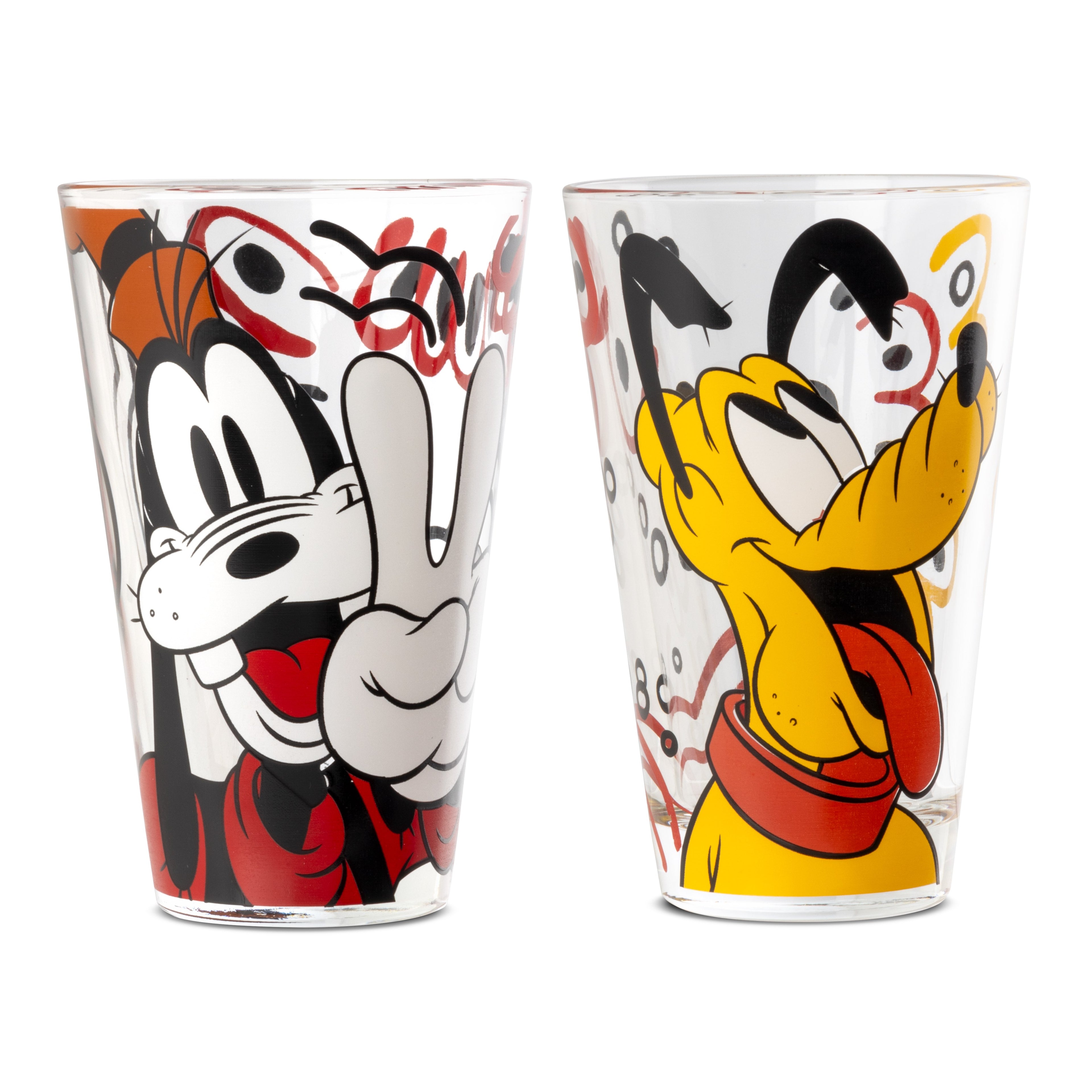 Set 2 PCS Glass Goofy E Pluto F&E ML 310
