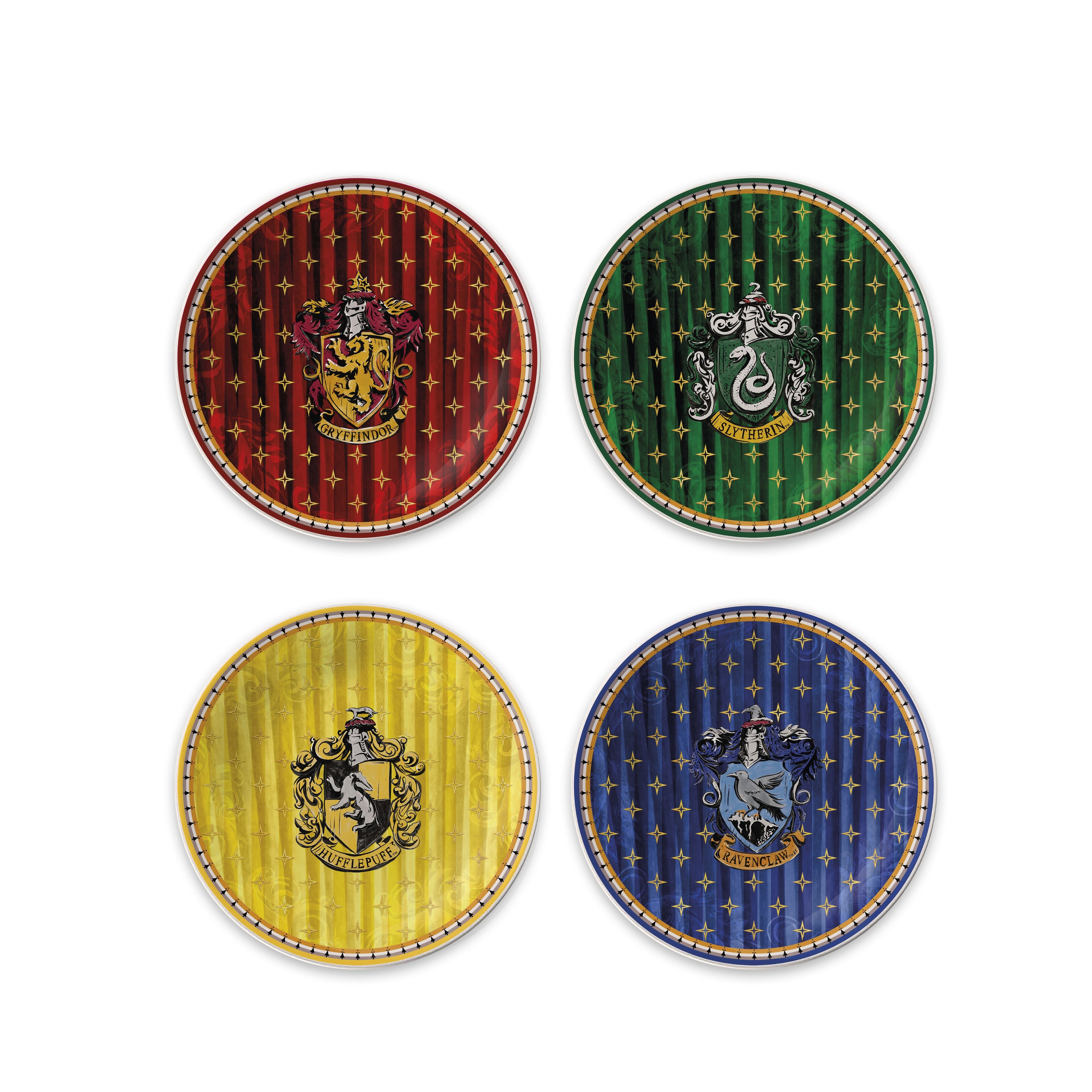 4 PC Dessert Plate Set Harry Potter D 19