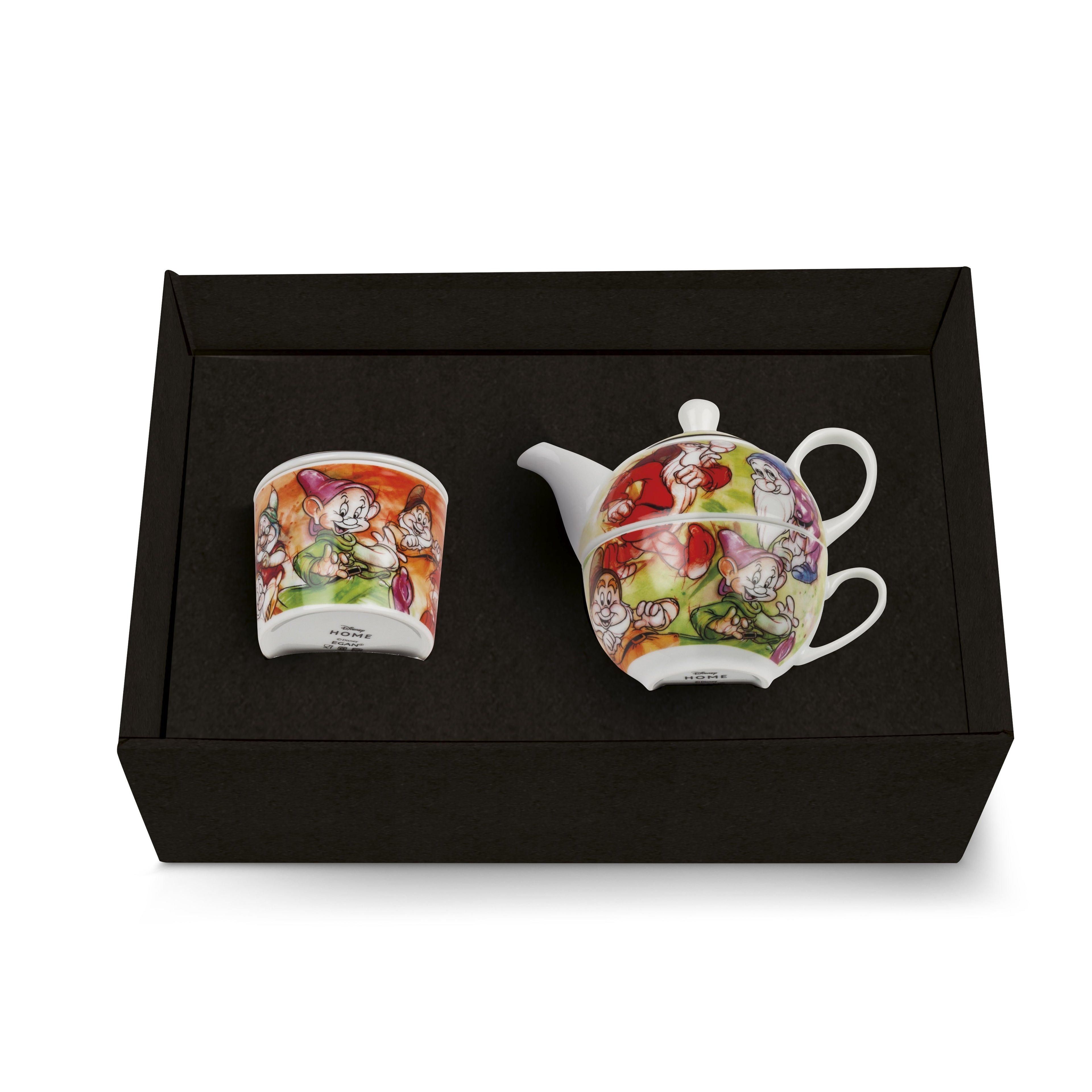 Set Tea For One + Sugar Bowl 7 Dwarfs