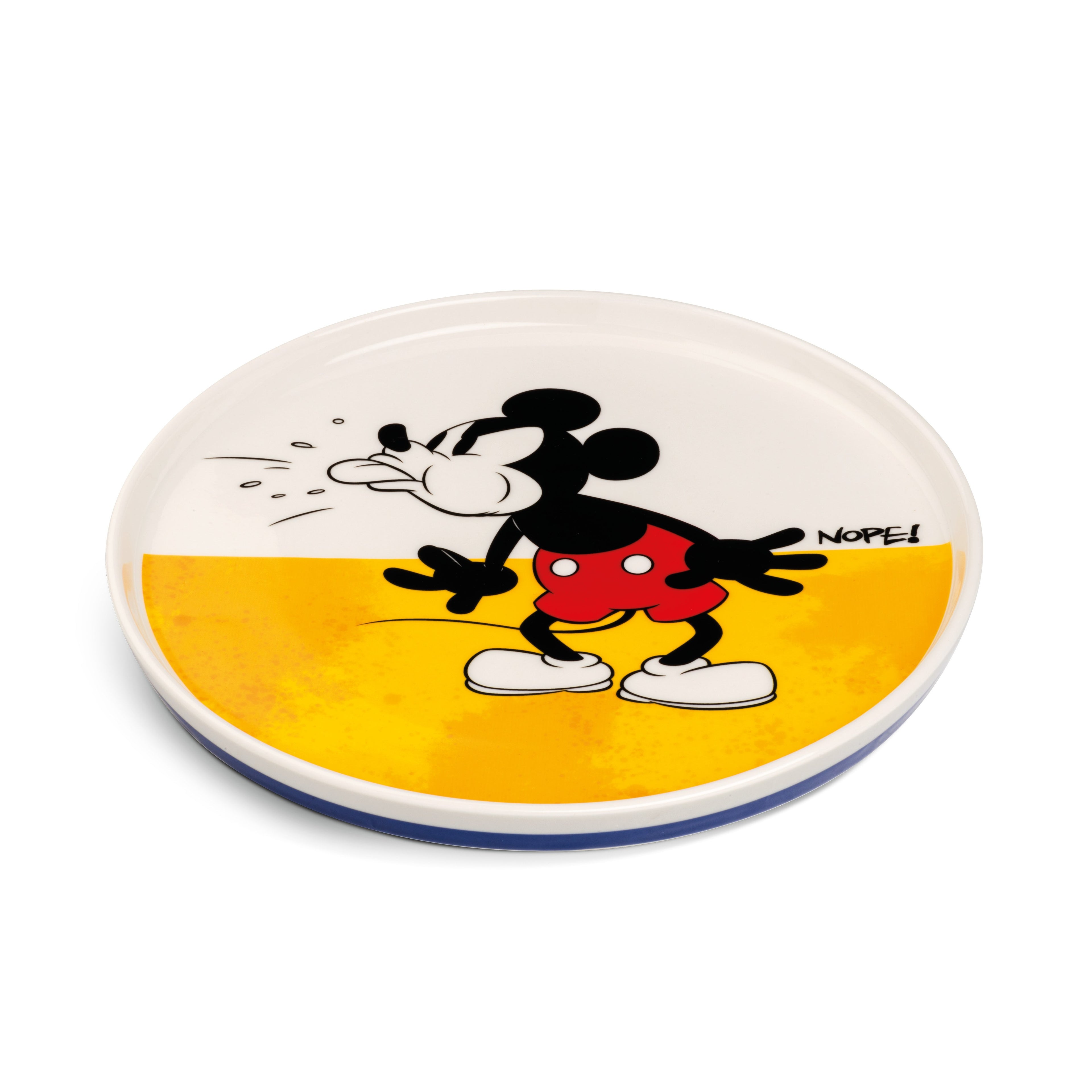 Side Plate Mickey Mouse I Am D.20 Yellow