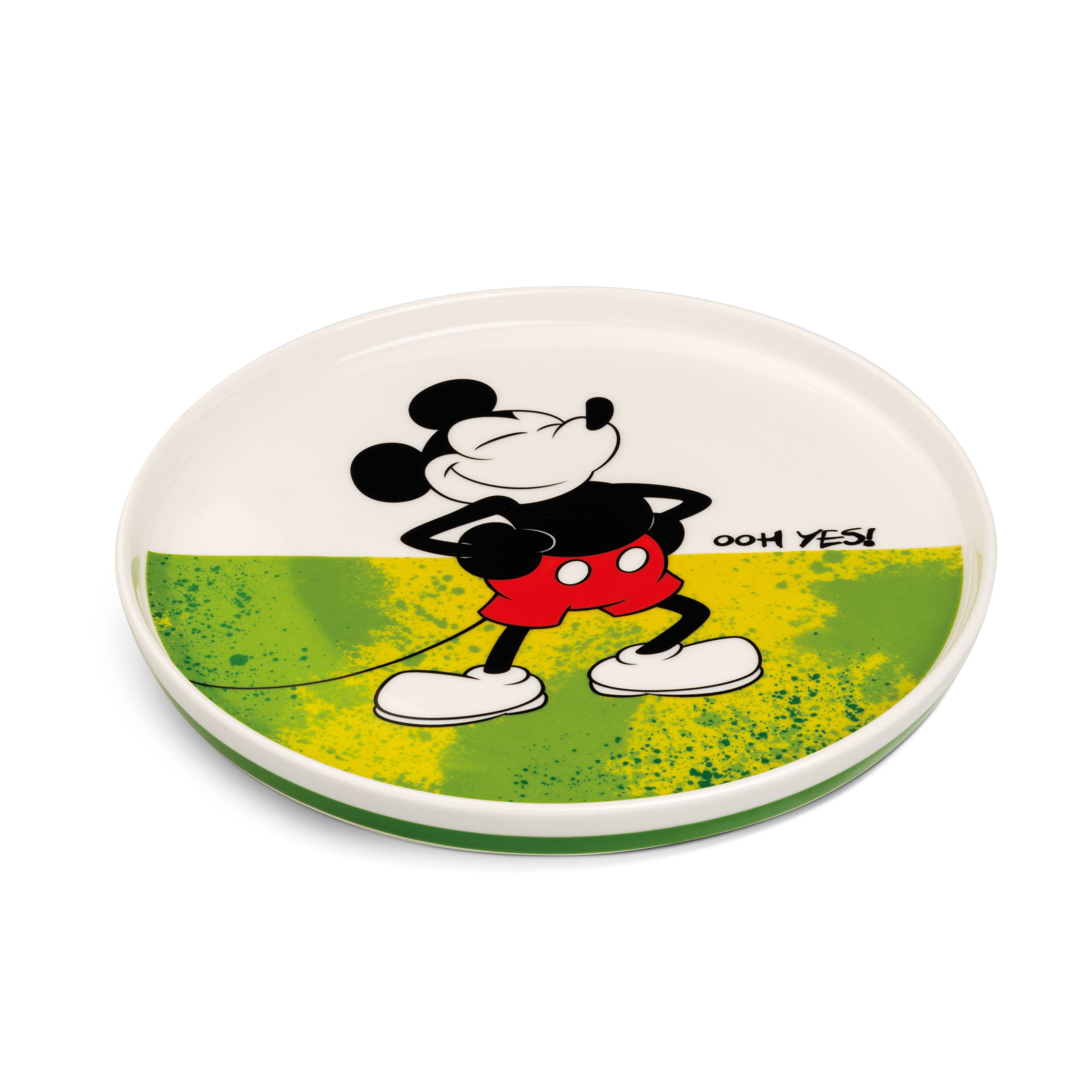 Side Plate Mickey Mouse I Am D.20 Green
