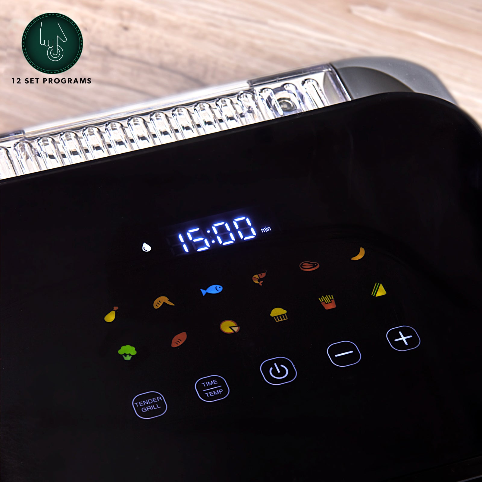 Homend Airfryday 2507UK with Steam Function 12 Different Programmes Touch Screen 6L Air Fryer