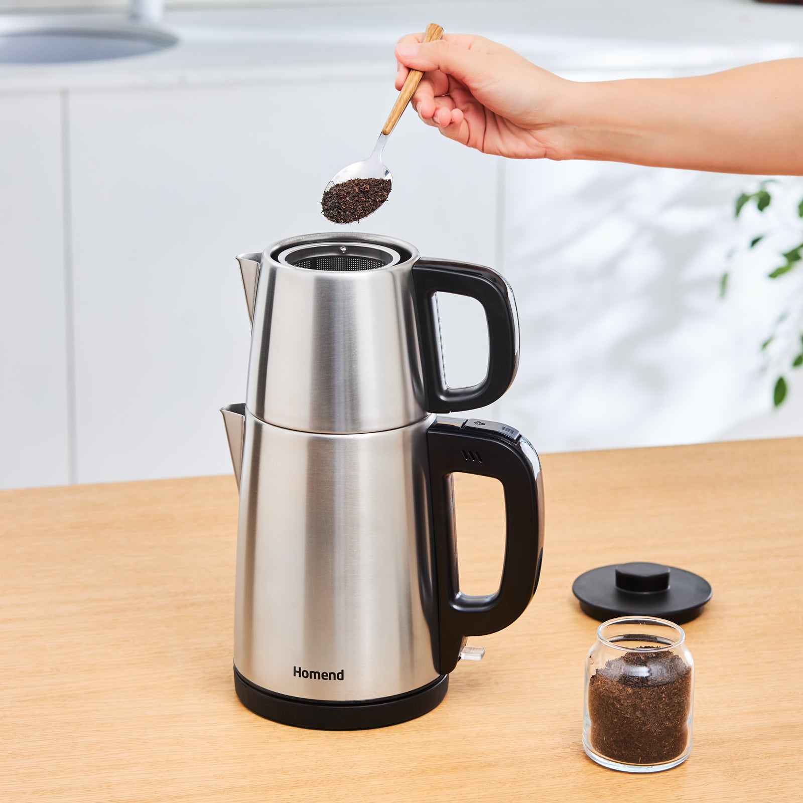 Homend RoyalTea 1728UK Kettle and Teapot Tea Maker