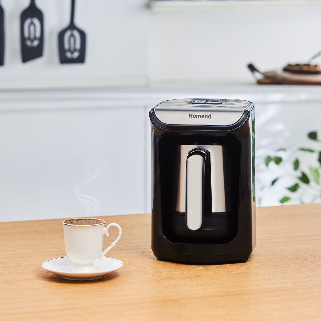 Homend Pottoman 1884UK Talking Coffee, Hot Chocolate Maker and Milk Frother