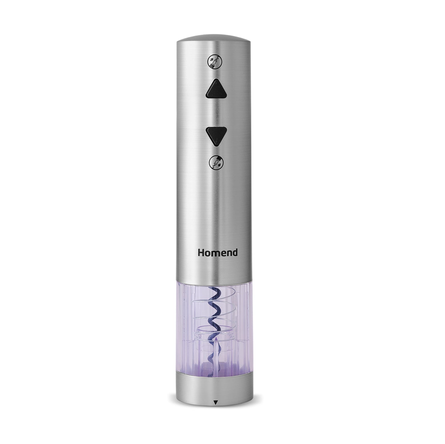 Homend Wine Up 2201UK Cordless Rechargeable Automatic Wine Opener (Electric Corkscrew) with Foil Cutter