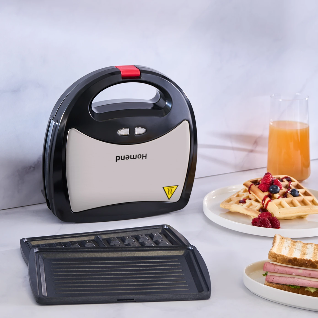 Homend Toastbuster 1325UK 2-in-1 Panini Press & Waffle Maker