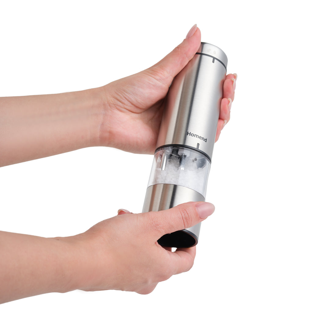 Homend Grindgo 6005UK Electric Salt & Pepper Grinder with Battery