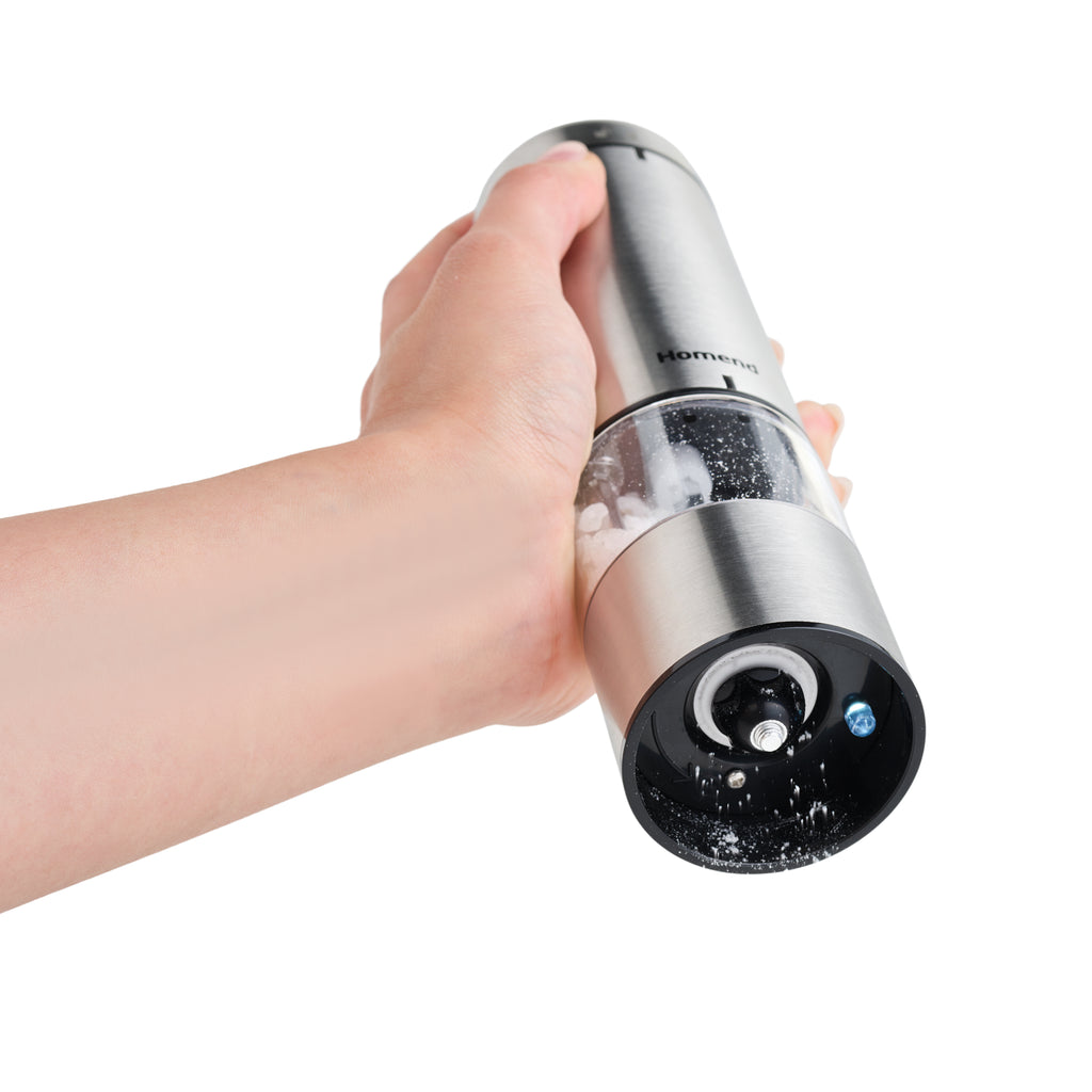 Homend Grindgo 6005UK Electric Salt & Pepper Grinder with Battery