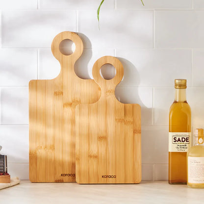 Dara 2 Piece Bamboo Chopping Board, Wood