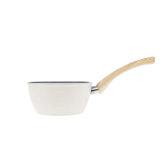 Karaca Swiss Crystal Induction Saucepan, 18cm, Creamy