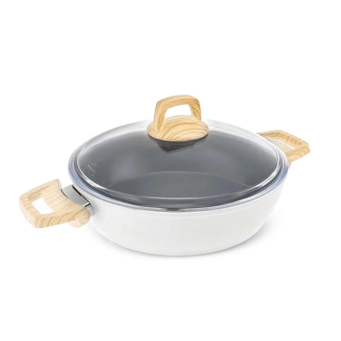 Karaca Swiss Crystal Induction Casserole, 30cm, Creamy