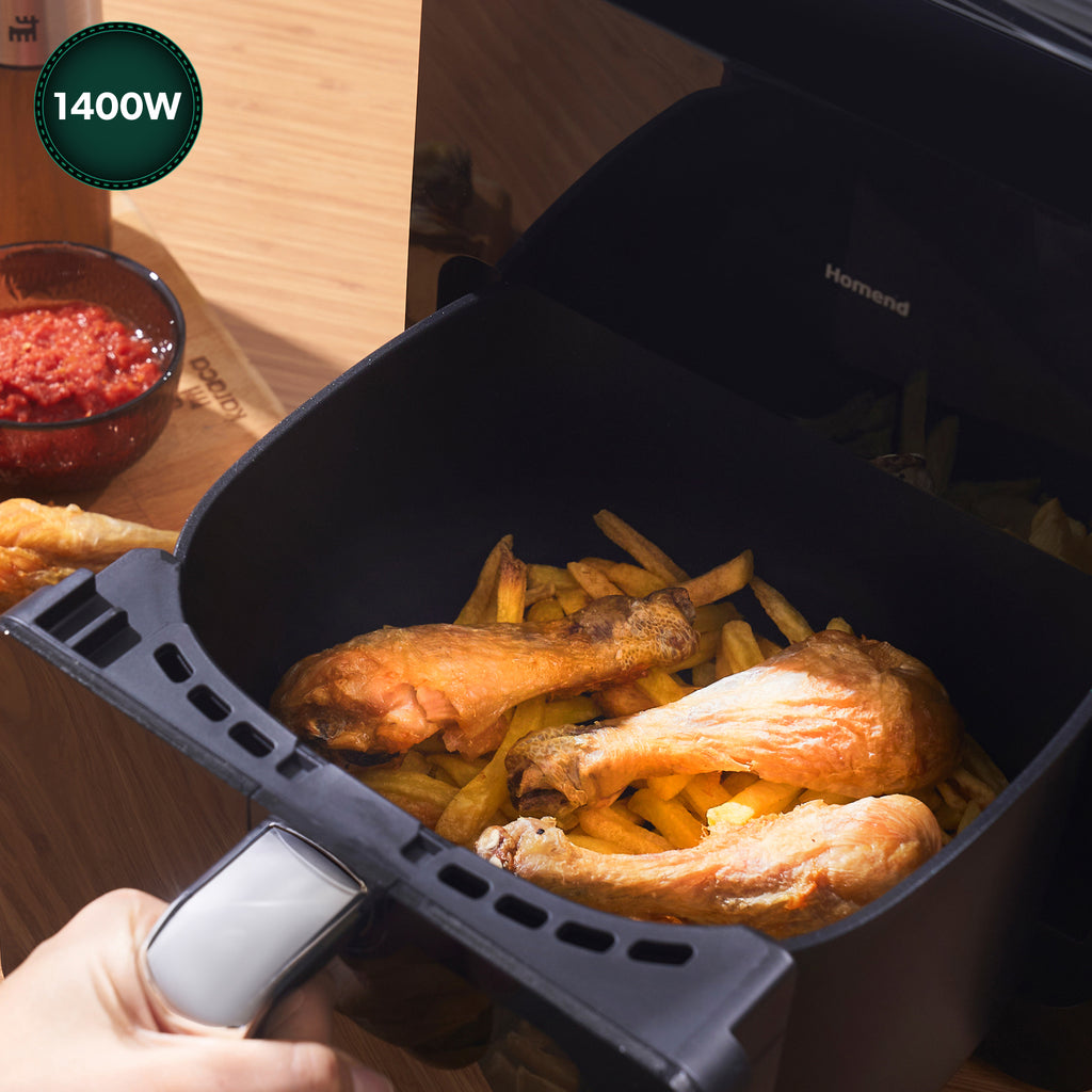Homend Airfryday 2507UK with Steam Function 12 Different Programmes Touch Screen 6L Air Fryer