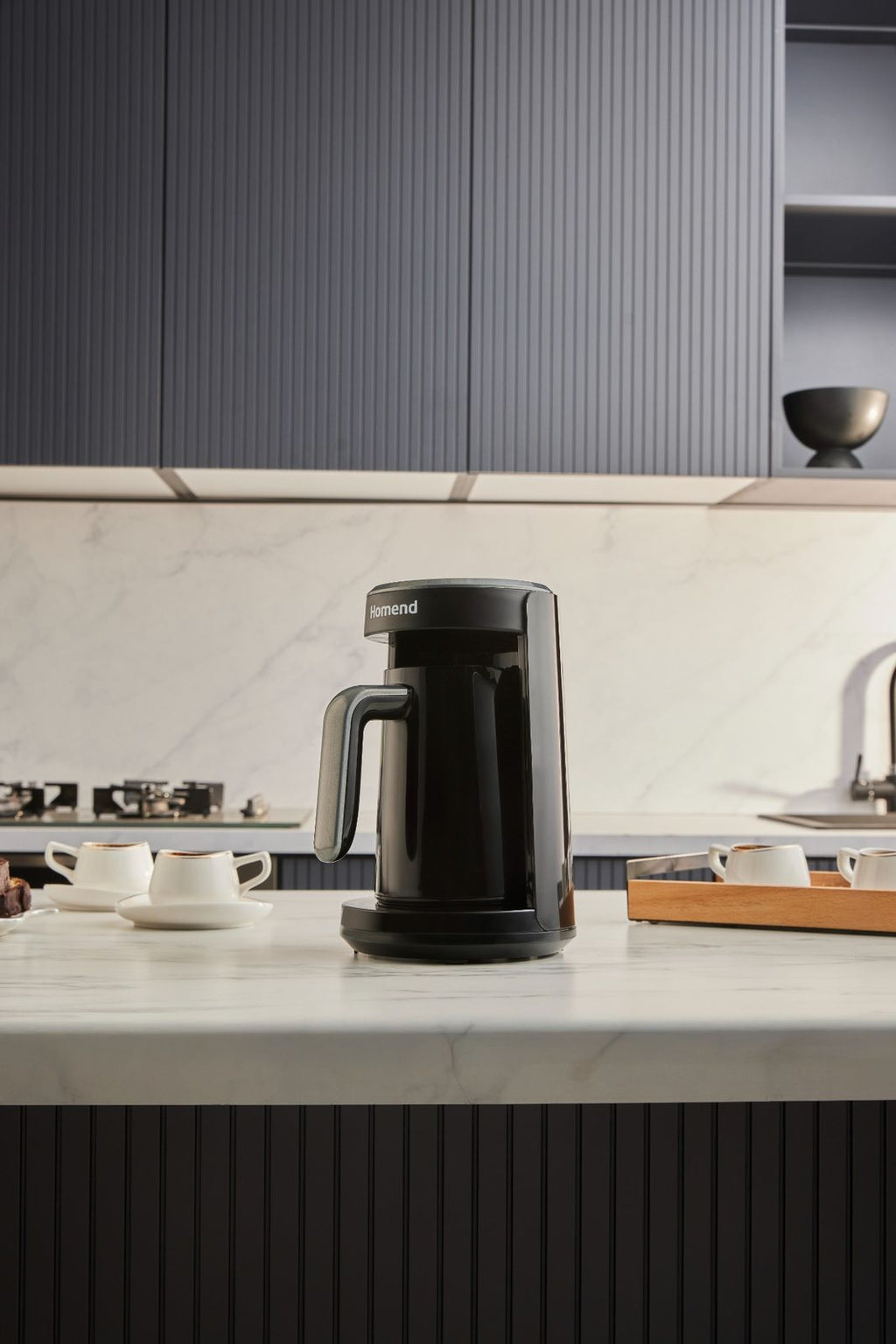 Homend Pottoman 1818UK Turkish Coffee Maker, Space Grey